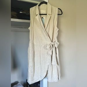 Women’s Anthropologie linen dress